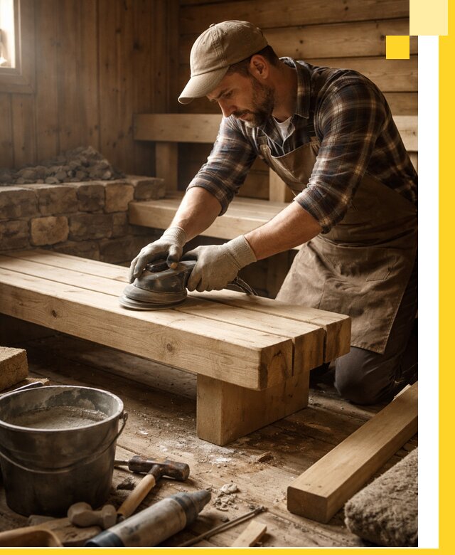 Ремонт бань под ключ в Гагарине с гарантией качества и сроков