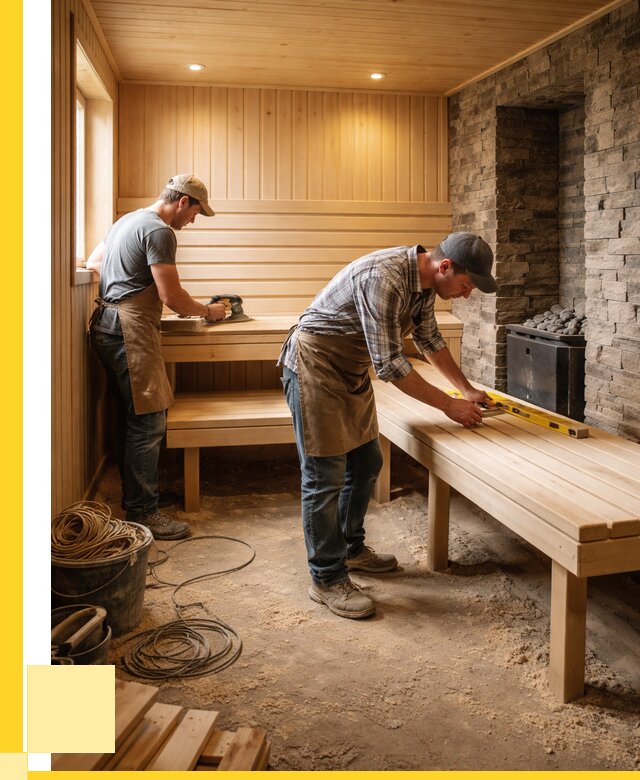 Отделка бани в Гагарине: внутренняя отделка от 3121 р. | ЭриданГгр