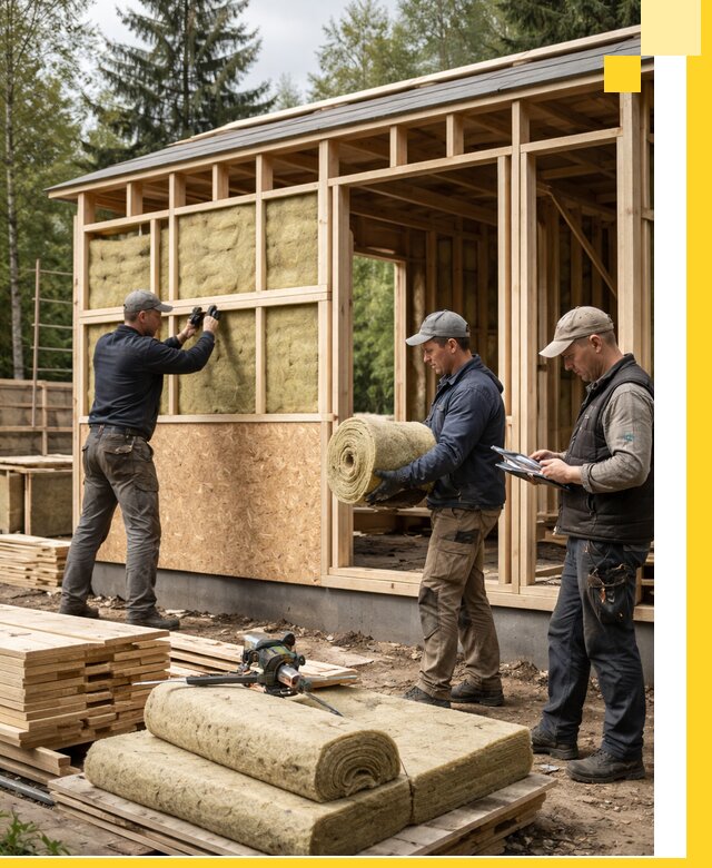 Проектирование и строительство каркасных бань в Гагарине под ключ