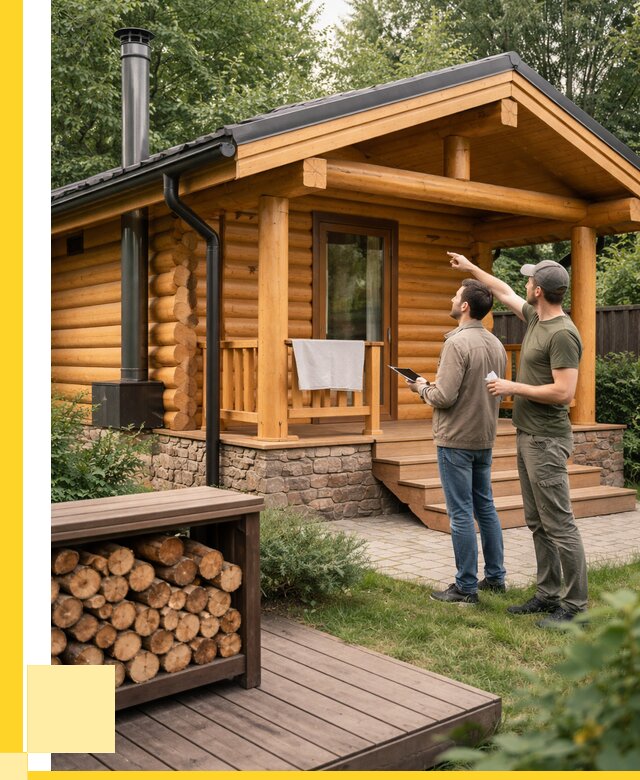 Бани для дачи под ключ в Гагарине от 260100 р. | ЭриданГгр