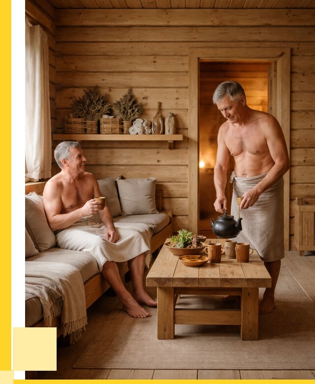 Бани с комнатой отдыха под ключ в Гагарине от 468180 р. | ЭриданГгр