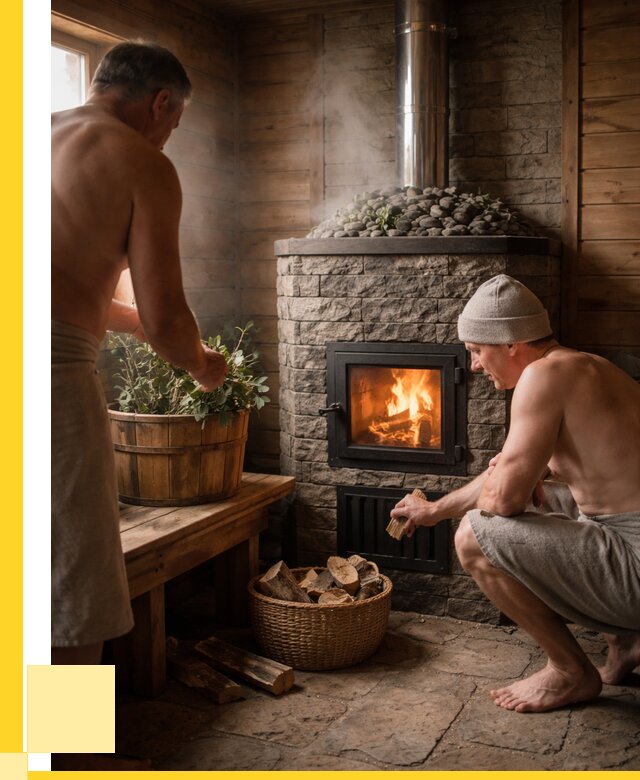 Банные печи под ключ в Гагарине от 46818 р. | ЭриданГгр кирпичная