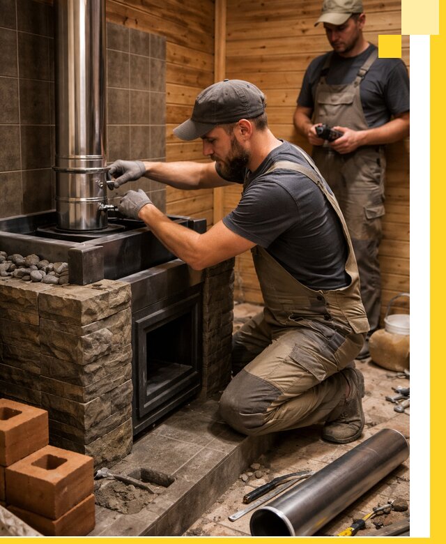 Изготовление и установка банных печей под ключ в Гагарине