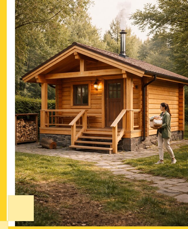 Купить баню под ключ в Гагарине от 676260 р. | ЭриданГгр