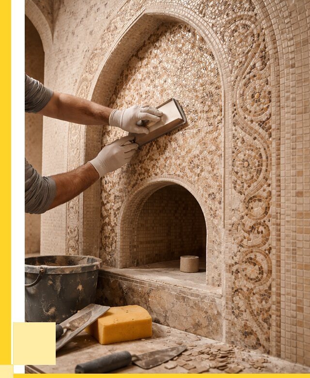 Мозаика для хамама в Гагарине под ключ от 5202 р. | ЭриданГгр